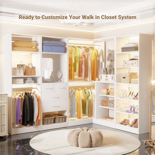 Homieasy Corner Closet System