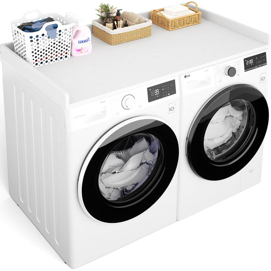 Washer and Dryer Countertop, Laundry Room Organization with Non-Slip Pads