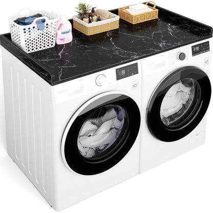 Washer and Dryer Countertop, Laundry Room Organization with Non-Slip Pads