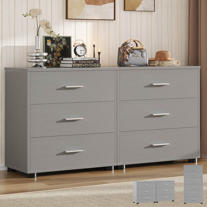 3-Drawer Wood Closet Organizer System - Multi-Functional Storage for Bedroom, Nightstand or End Table