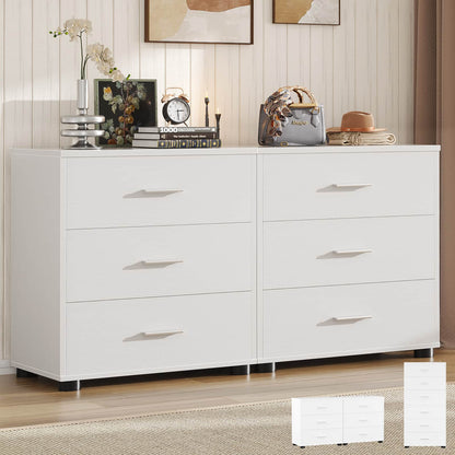 3-Drawer Wood Closet Organizer System - Multi-Functional Storage for Bedroom, Nightstand or End Table