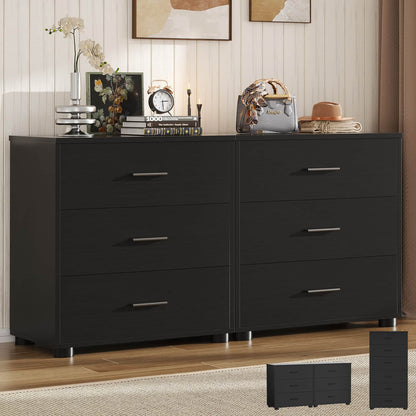 3-Drawer Wood Closet Organizer System - Multi-Functional Storage for Bedroom, Nightstand or End Table