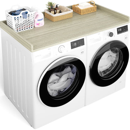 Washer and Dryer Countertop, Laundry Room Organization with Non-Slip Pads