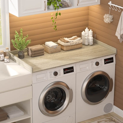 Washer and Dryer Countertop, Laundry Room Organization with Non-Slip Pads