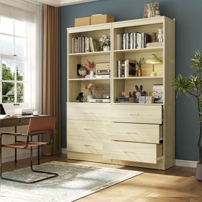 23.6" Closet Organizer System with 3 Wood Drawers