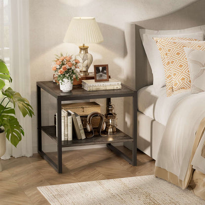 End Table, 20 Inch Square Side Table