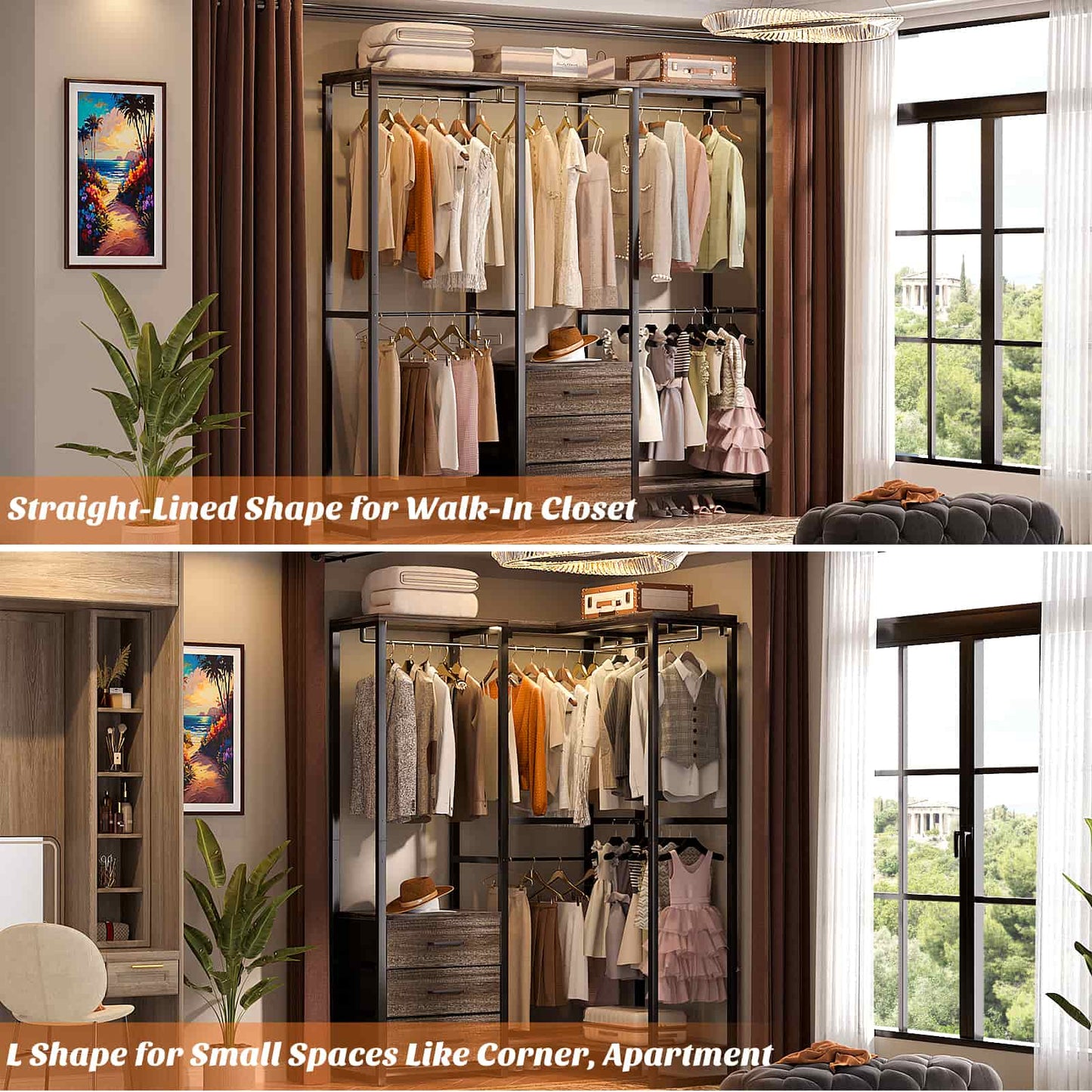 Garment Rack Heavy Duty Clothes Rack for Hanging Clothes