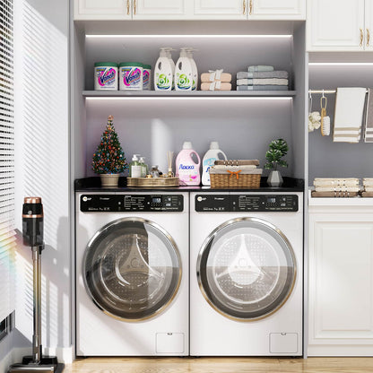 Washer and Dryer Countertop, Laundry Room Organization with Non-Slip Pads
