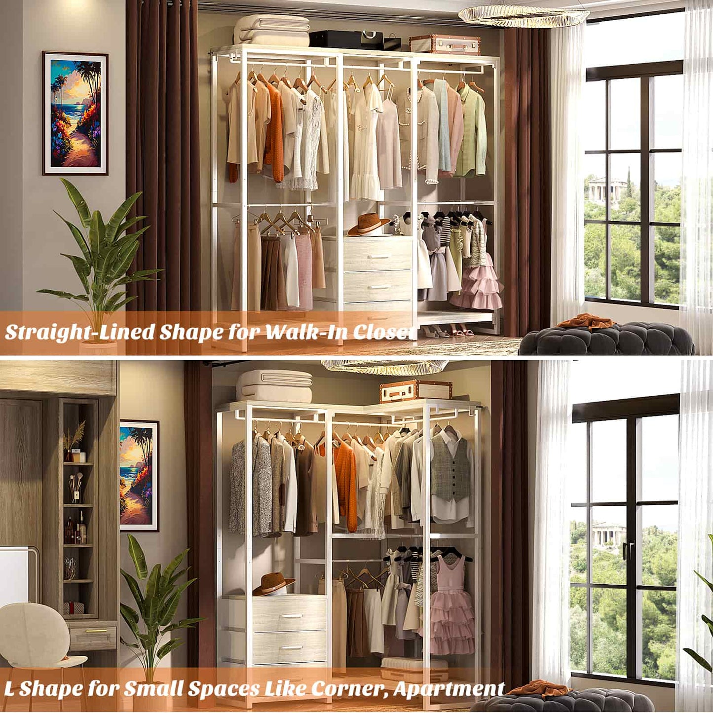Garment Rack Heavy Duty Clothes Rack for Hanging Clothes