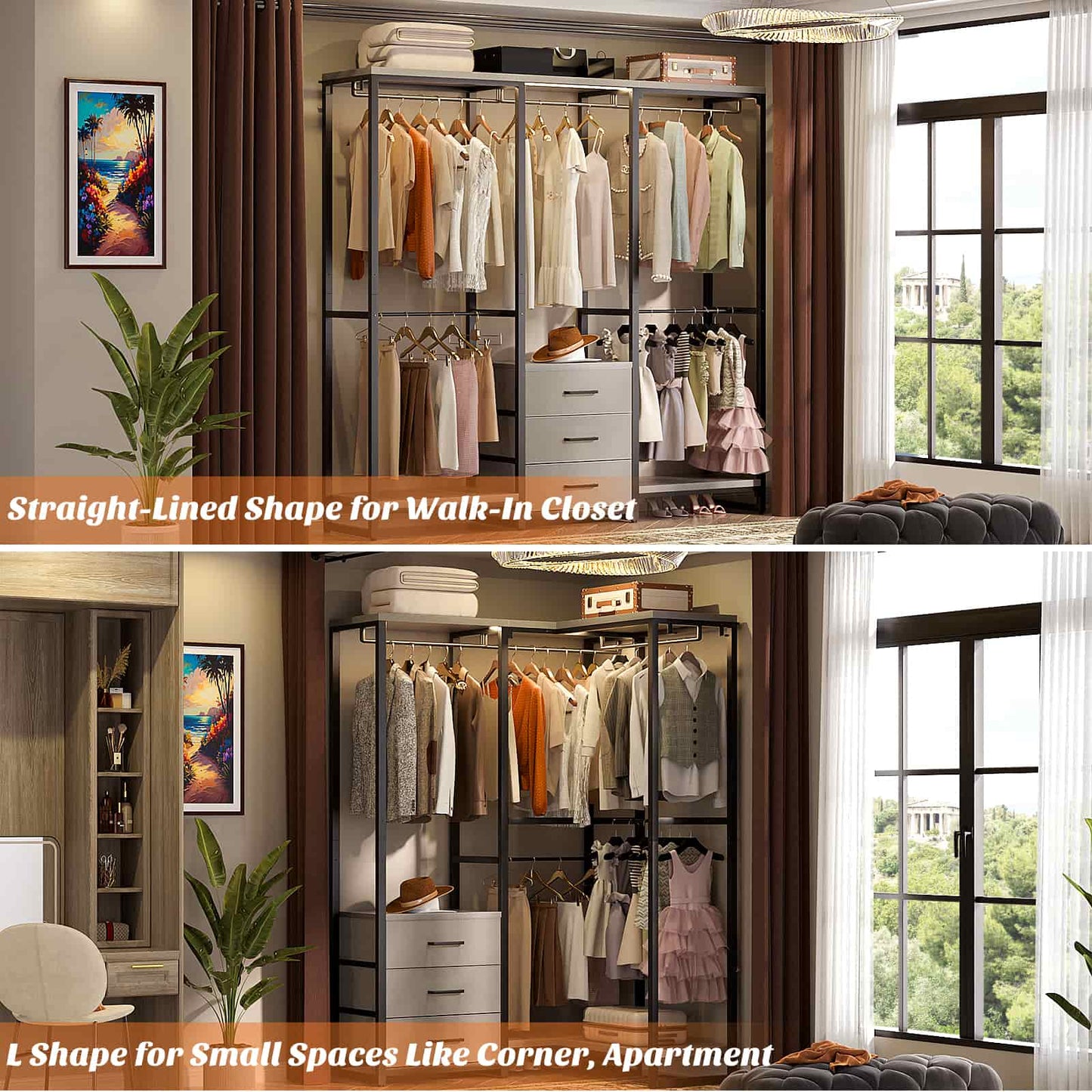 Garment Rack Heavy Duty Clothes Rack for Hanging Clothes