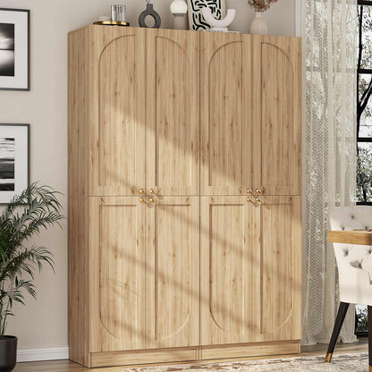 80" Kitchen Pantry with 4 Soft Close Doors