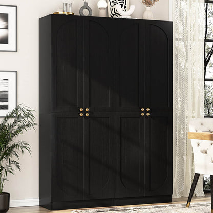 80" Kitchen Pantry with 4 Soft Close Doors