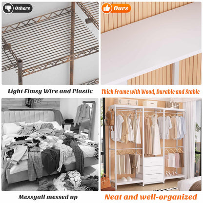Garment Rack Heavy Duty Clothes Rack for Hanging Clothes
