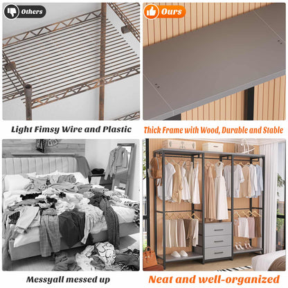 Garment Rack Heavy Duty Clothes Rack for Hanging Clothes
