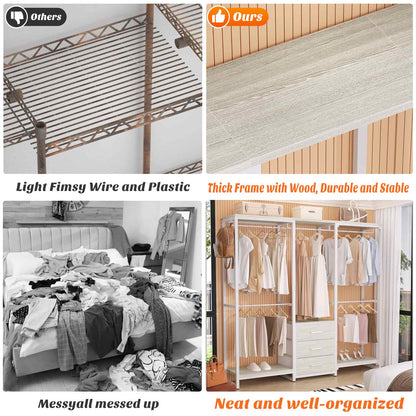 Garment Rack Heavy Duty Clothes Rack for Hanging Clothes