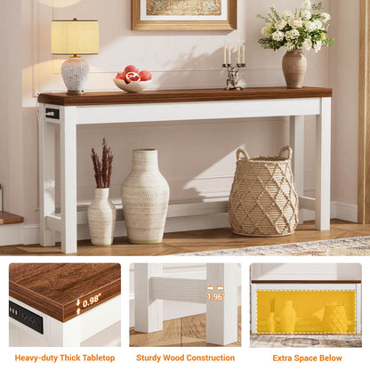 63" Console Tables for Entryway, Long Console Tables for Living Room
