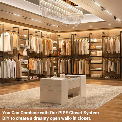 Industrial Pipe Clothing Rack