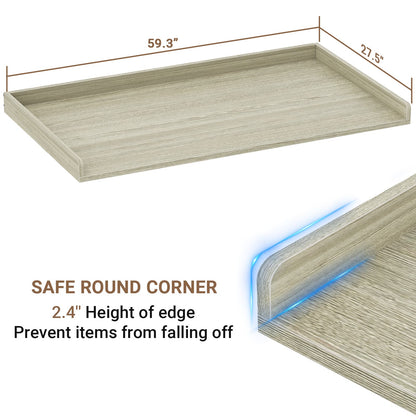 Washer and Dryer Countertop, Laundry Room Organization with Non-Slip Pads