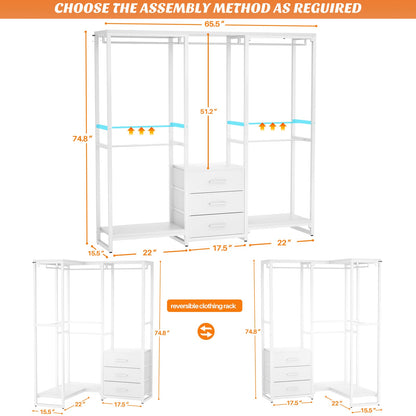 Garment Rack Heavy Duty Clothes Rack for Hanging Clothes