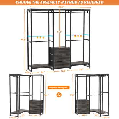 Garment Rack Heavy Duty Clothes Rack for Hanging Clothes