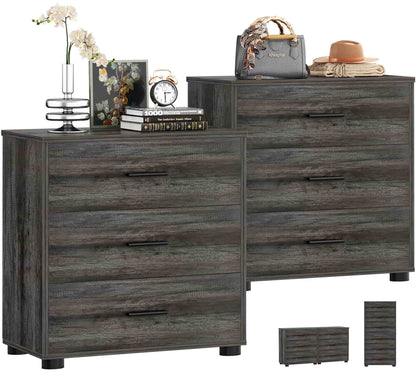 2-Pack Stackable Large Walk-in Closet Drawer System, Heavy-Duty Storage Organizer for Bedroom, Living Room & Closet