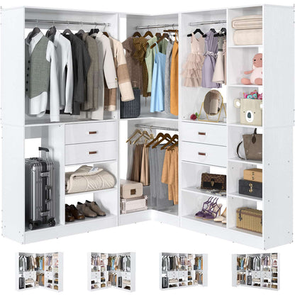 Freestanding Closet System with 3 Sets