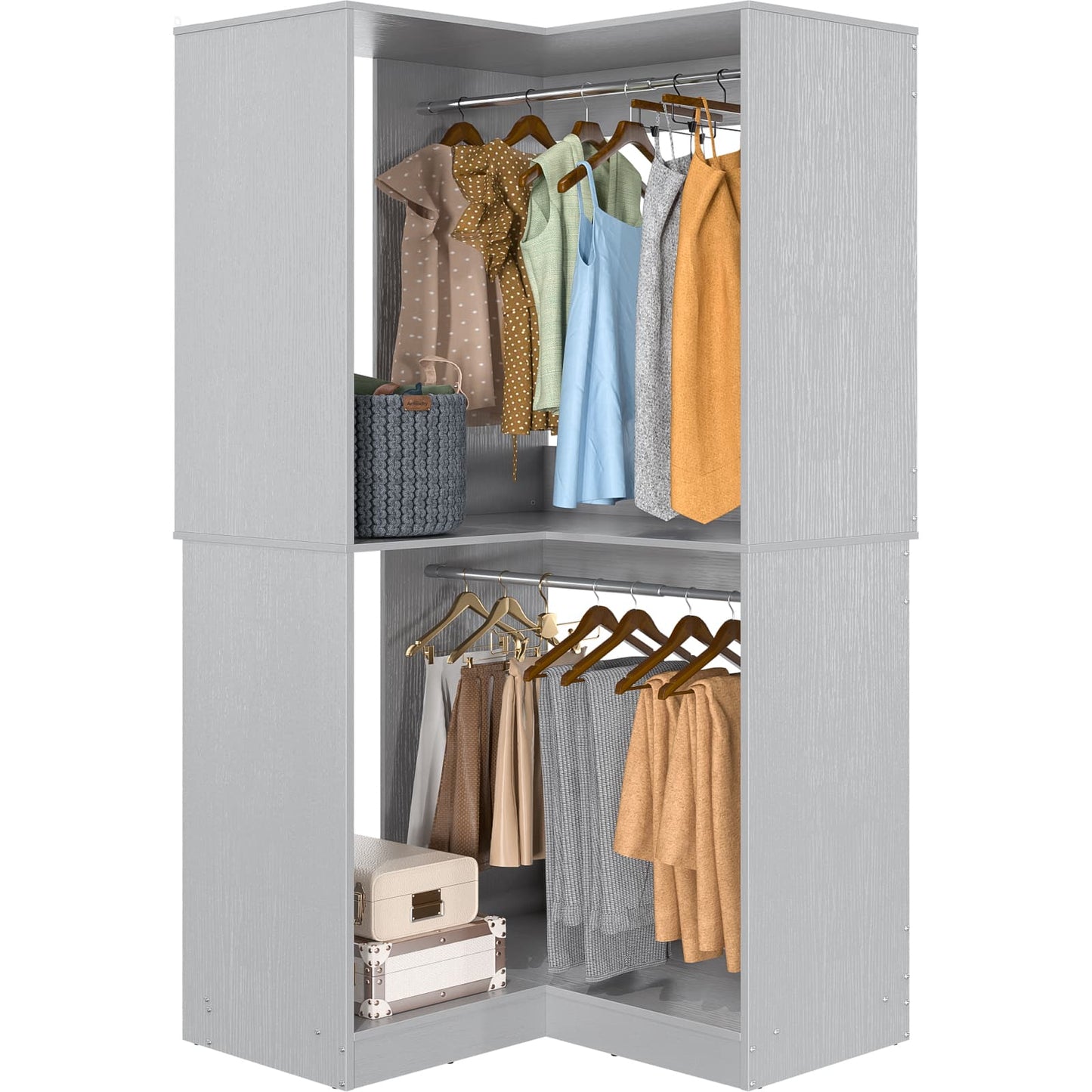 32 Inches Corner Closet System