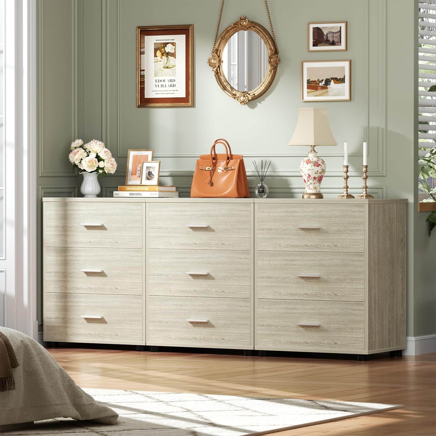 2-Pack Stackable Large Walk-in Closet Drawer System, Heavy-Duty Storage Organizer for Bedroom, Living Room & Closet