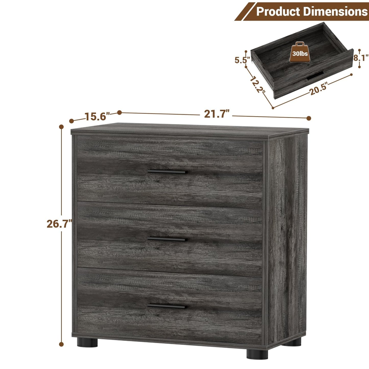 2-Pack Stackable Large Walk-in Closet Drawer System, Heavy-Duty Storage Organizer for Bedroom, Living Room & Closet