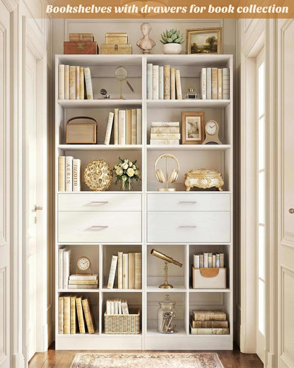 3-Pack 22" Closet System with Drawers, Flexible Wardrobe Storage Units for Bedroom, Walk-in Closet & Small Spaces