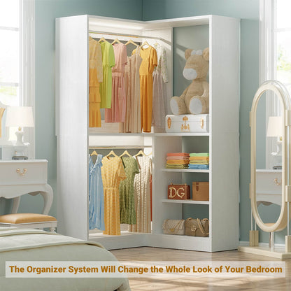 Homieasy Corner Closet System