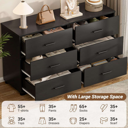 2-Pack Stackable Large Walk-in Closet Drawer System, Heavy-Duty Storage Organizer for Bedroom, Living Room & Closet