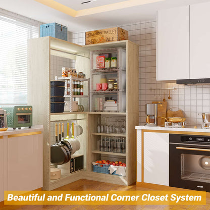 Homieasy Corner Closet System