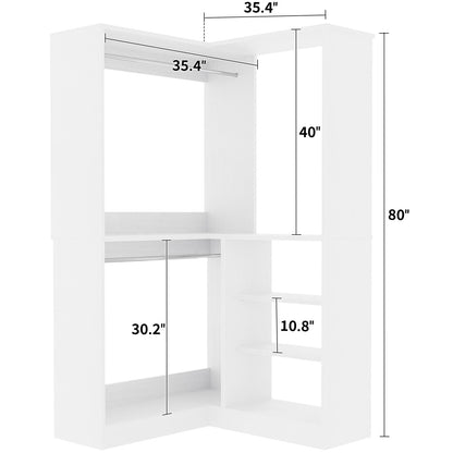 Homieasy Corner Closet System