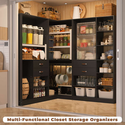 Freestanding Closet System with 3 Sets
