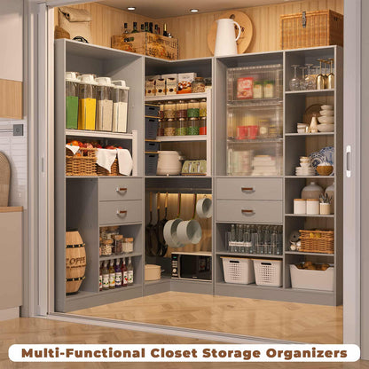 Freestanding Closet System with 3 Sets