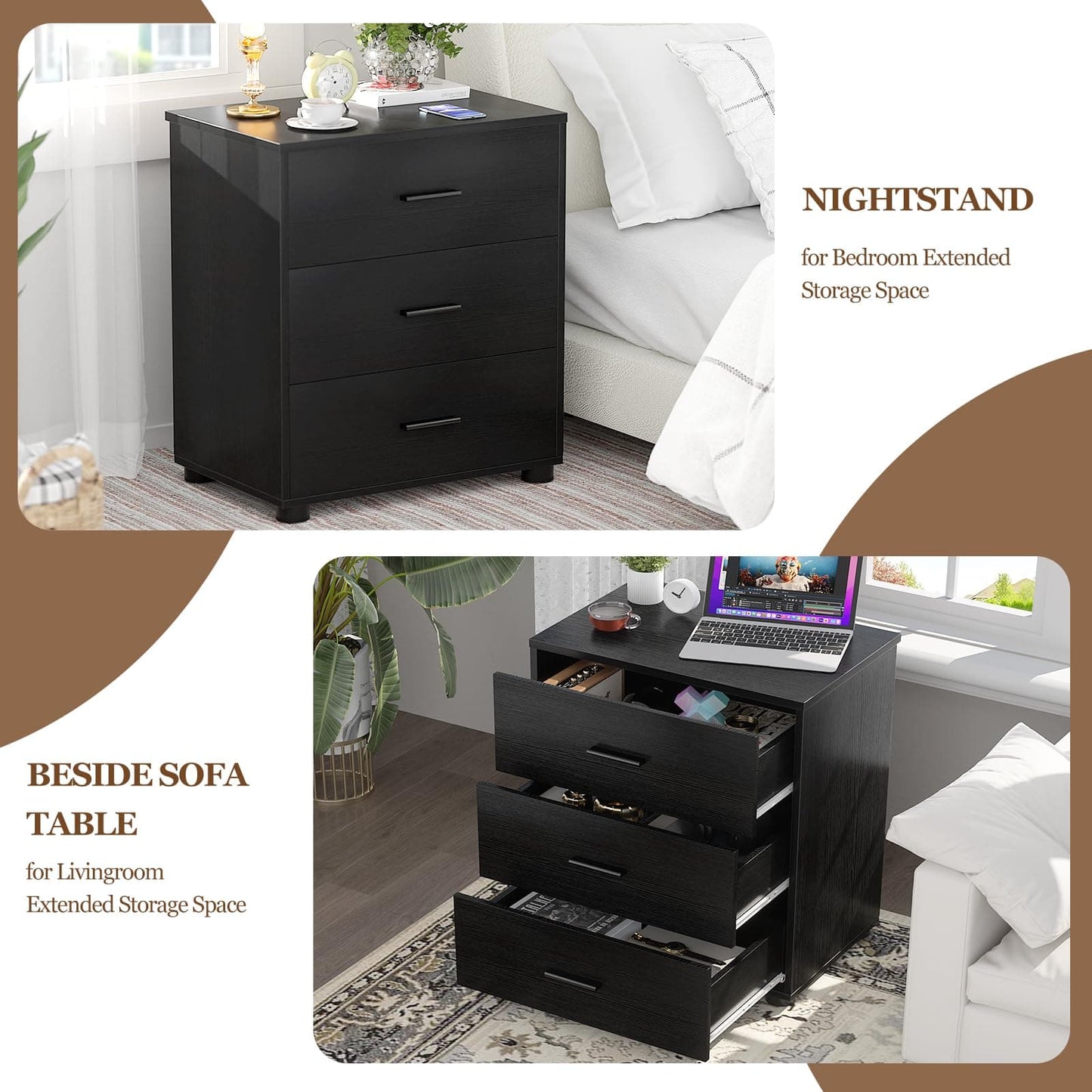 2-Pack Stackable Large Walk-in Closet Drawer System, Heavy-Duty Storage Organizer for Bedroom, Living Room & Closet