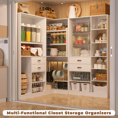 Freestanding Closet System with 3 Sets