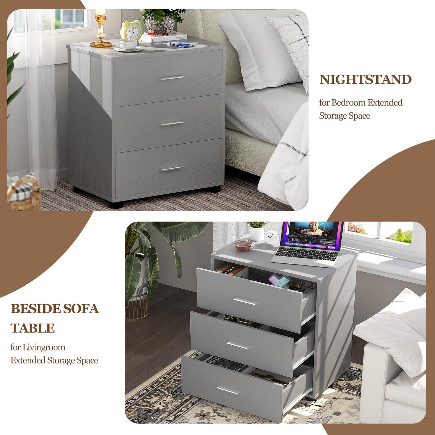 2-Pack Stackable Large Walk-in Closet Drawer System, Heavy-Duty Storage Organizer for Bedroom, Living Room & Closet