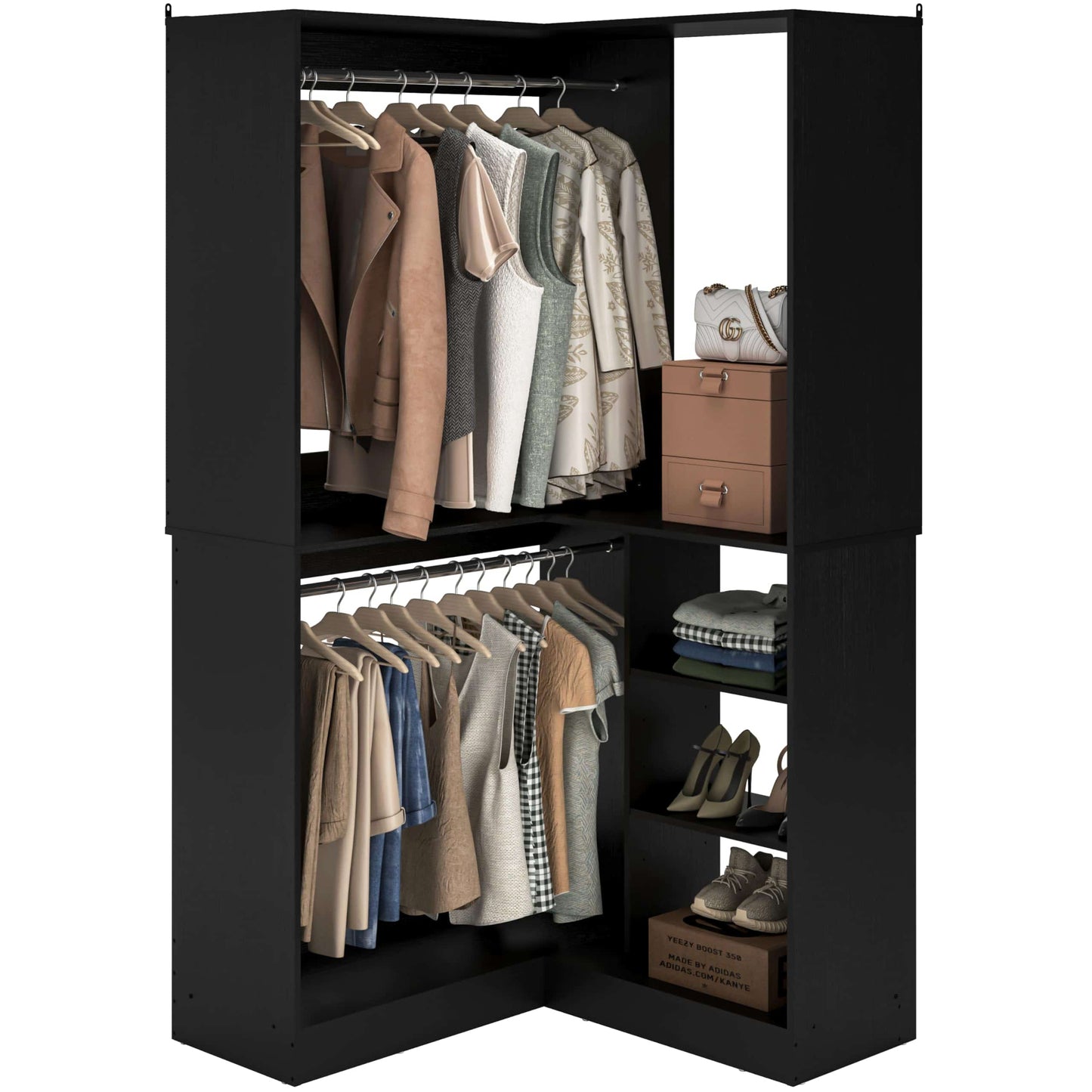 Homieasy Corner Closet System