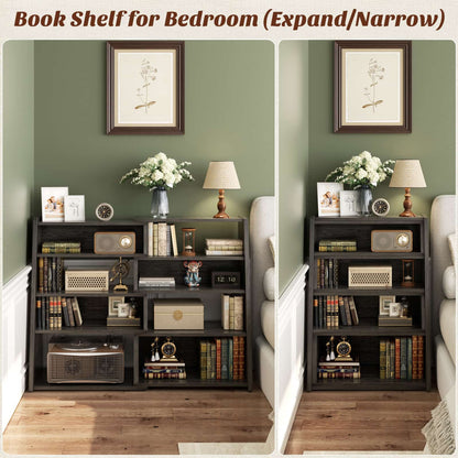 3-Tier Small Extendable Ladder Bookshelf