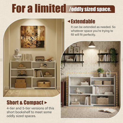 3-Tier Small Extendable Ladder Bookshelf