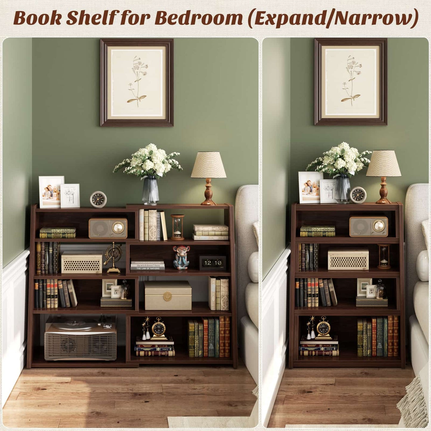 4-Tier Small Extendable Ladder Bookcsae