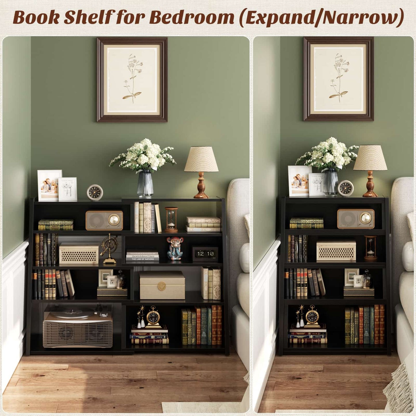 4-Tier Small Extendable Ladder Bookcsae