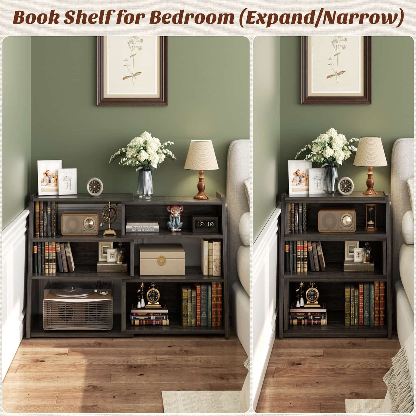 4-Tier Small Extendable Ladder Bookcsae