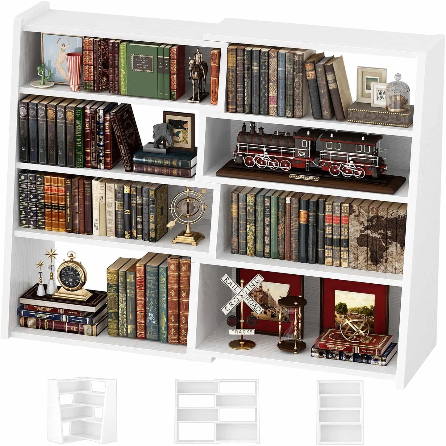 4-Tier Small Extendable Ladder Bookcsae