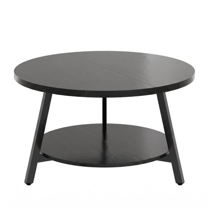 29.5'' 2-Tier Round Coffee Table