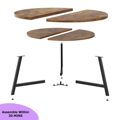 29.5'' 2-Tier Round Coffee Table