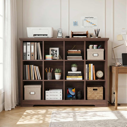 12 Cube Organizer Cabinet with Charging Station & USB Ports