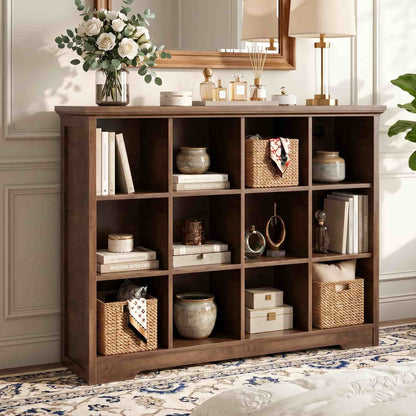 12 Cube Organizer Cabinet with Charging Station & USB Ports